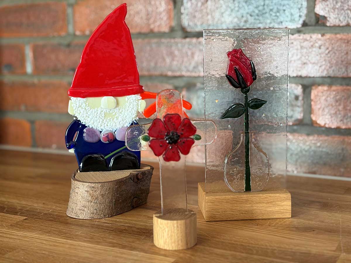 Handmade fused glass products by Mrs B